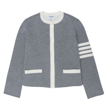 THOM BROWNE ダブルフェイスメリノ4バーウィメンズカーディガンジャケット 54754686 [P]