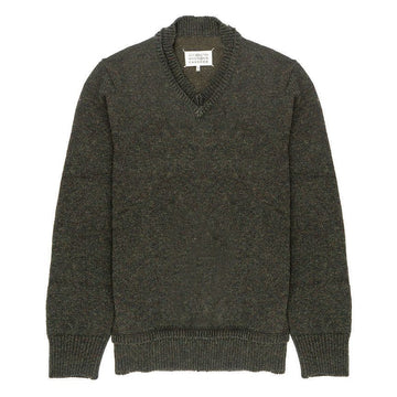 MAISON MARGIELA Sweater mit Ellbogenpatch SI1GP0002-S18064-695F 62937532 [P]