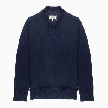 MAISON MARGIELA Sweater mit Ellbogenpatch SI1GP0002-S18064-511F 62937535 [P]