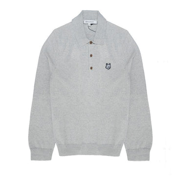 MAISON KITSUNE Fox Head Patch Polo Strick LM00206-KT1036-H120 65275148 [P]