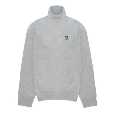 MAISON KITSUNE Regulärer Rollkragen mit Foxhead-Patch - LM00812-KT1036-H120 65275152 [P]