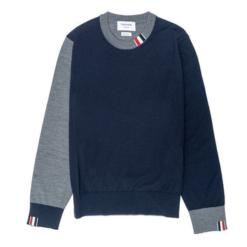 Thom Browne Funmix Fine Merino Stripe Relaxed Crewneck Pullover MKA474FY1014-415 65322043 [P]