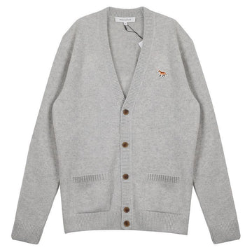 MAISON KITSUNE ラフリマ ベイビー フォックス パッチ カーディガン LM00507-KT1006-H120 71027212 [P]