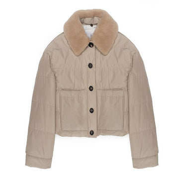 BRUNELLO CUCINELLI Steppjacke mit Pelzkragen MB5742601P-C8634 71338329 [P]