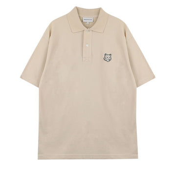 MAISON KITSUNE Oversized Polo T-Shirt mit Bold Fox Head Patch 91664988 [P]