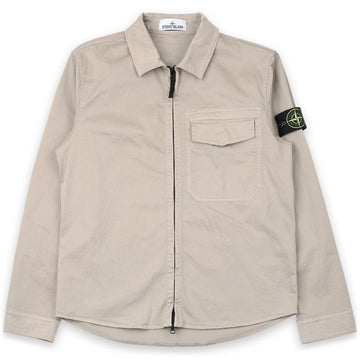 STONE ISLAND ストーン メンズ ワッペン パッチ オーバー シャツ ジャケット (ベージュ) L1S15 1200015 S0012 V009A 150318137 [P]
