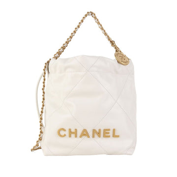 CHANEL 22 シャイニーカーフスキン ミニクロスバッグ AS3980 35142Y 138076946 [P]