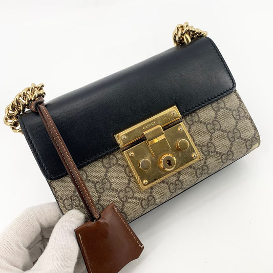 GUCCI Paddle Lock Small Chain Shoulder Bag 409487 158148335 [P]