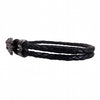 Versace Medusa Leather Bracelet Black 158150724 [P]