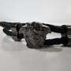 Versace Medusa Leather Bracelet Black 158150724 [P]