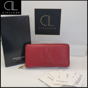 Saint Laurent Long Wallet (Red) 158152094 [P]