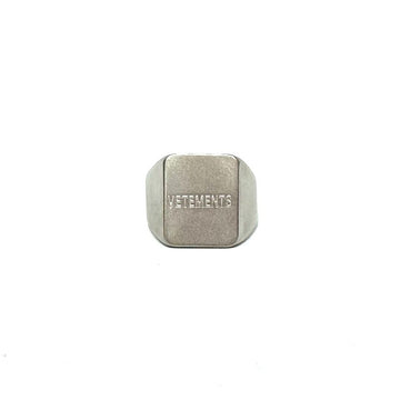 vetements [In Stock] Iconic Logo Silver Ring UE63R1200S 158152115 [P]