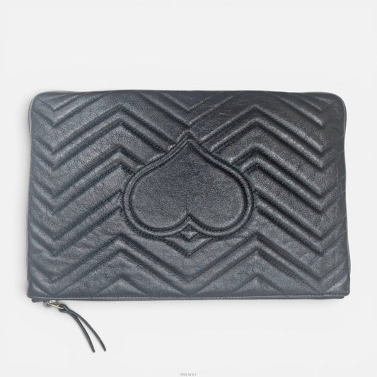 Gucci GG Marmont Leather Clutch Bag 525541 158153664 [P]