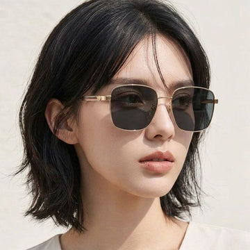GUCCI Sonnenbrille GG0852SK 002 Big Size Luxus Rechteck Asian Fit Mode Drei Streifen 62831803 [P]