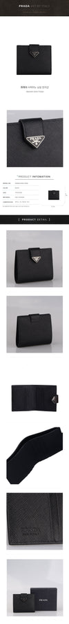 Prada Saffiano Leather Men's Bi-Fold Wallet 2MO004 2DKV F0002 49856552 [P]
