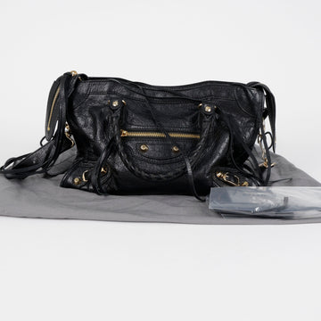 Balenciaga Classic Motor City Small Tote Bag Black 157896790 [P]