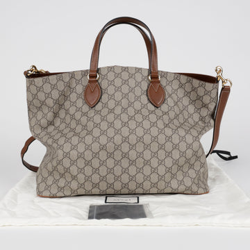 Gucci Soft Supreme Canvas Tote Bag Shoulder Bag 158093233 [P]