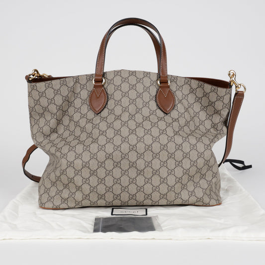 GUCCI ソフト スプリーム キャンバス トートバッグ ショルダーバッグ 158093233 [P]