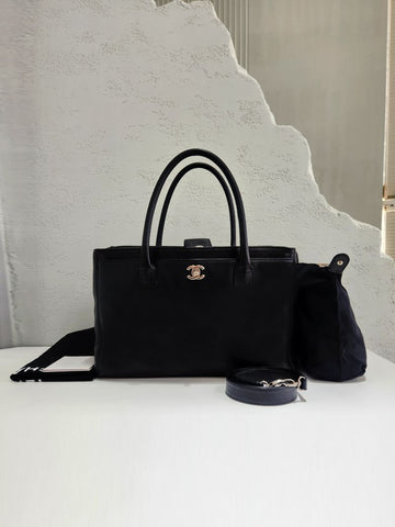 CHANEL Surfbags CC Calfskin Silver Shoulder Bag A15206 158148352 [P]