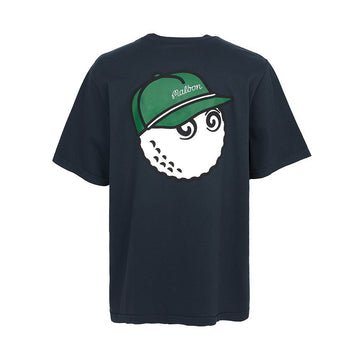 MALBON GOLF [Kratz] Golfbekleidung Herren Kurzarm-T-Shirt M9399 NVY 158156085 [P]