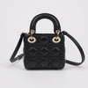 Dior Lady Micro Bag Black Cannage Lambskin 157830207 [P]