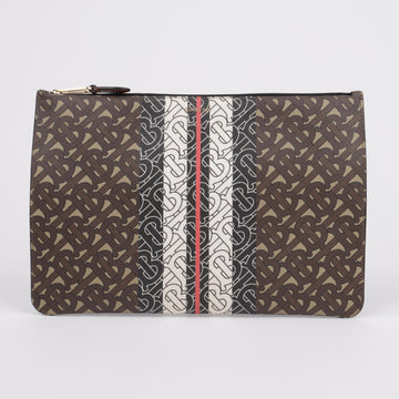 BURBERRY Monogram Streifen Tasche Braun 158090222 [P]