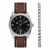 FOSSIL FS6081SET (Machine) Herren Armbanduhren Set aus Leder 144732907 [P]