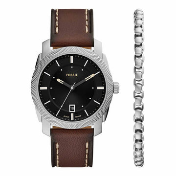 FOSSIL FS6081SET (Machine) Herren Armbanduhren Set aus Leder 144732907 [P]