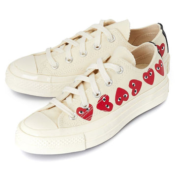 COMME DES GARCONS [Kratz] Multi-Heart Chuck Tail 70 Sneaker AZ K117 001 2 (Unisex) 158156526 [P]