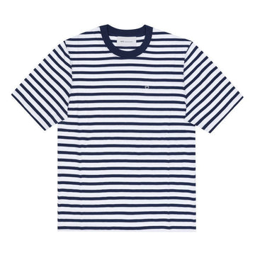 AMI Unisex Small Heart Logo Stripe T-Shirt 157957247 [P]