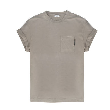 Brunello Cucinelli Turn-Up Sleeve Pocket T-Shirt 67233290 [P]