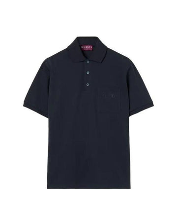 Gucci Horsebit Embroidered Cotton Pique Polo Shirt 156800882 [P]