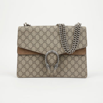 Gucci Dionysus GG Supreme Medium Canvas Chain Shoulder Bag 157832696 [P]
