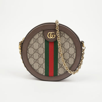 Gucci Women's Ophidia GG Round Mini Shoulder Bag 157898008 [P]