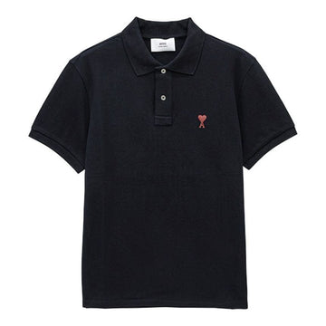AMI Klein Herz Logo Unisex Polo Kurzarmshirt BFUPL001 760 001 153794109 [P]