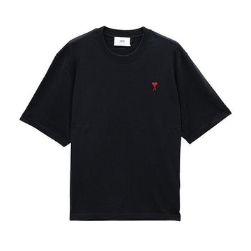 AMI Small Heart Logo Unisex Short Sleeve T-Shirt BFUTS035 724 001 142017408 [P]