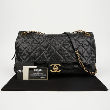 CHANEL Caviar Shiba Flap Schulter Crossbody Tasche 158088610 [P]