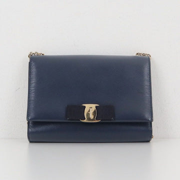 Salvatore Ferragamo Gini Bag Navy 22 B558 158157659 [P]