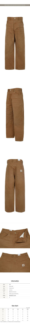 CARHARTT 26SS グラインドウォッシュ コットンパンツ I036311 HZB7 153765482 [P]