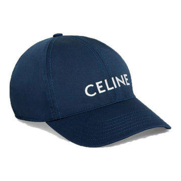 Celine Logo Embroidered Baseball Cap Navy 969P 2AUA1 07MJ 158158215 [P]
