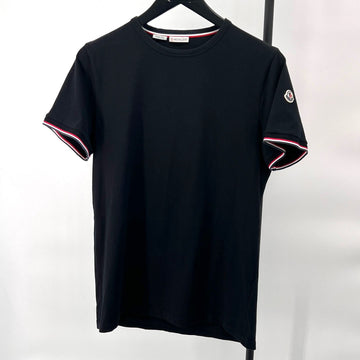 Moncler Slim Fit Round Neck T-Shirt Black 158159285 [P]