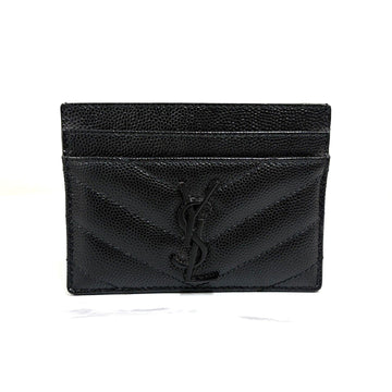 SAINT LAURENT Kassandra Monogram Matelassé Schwarz Kartenetui (423291) 158161725 [P]