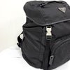 PRADA トライアングルロゴ ナイロン バックル バックパック ブラック (1BZ039) 158161871 [P]