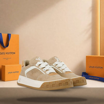 LOUIS VUITTON ティルテッドスニーカー ベージュ 158173432 [P]