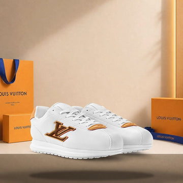 LOUIS VUITTON Butterweiche Sneakers Weiß 158173443 [P]