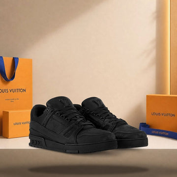 LOUIS VUITTON Trainer Sneaker Schwarz 158173525 [P]