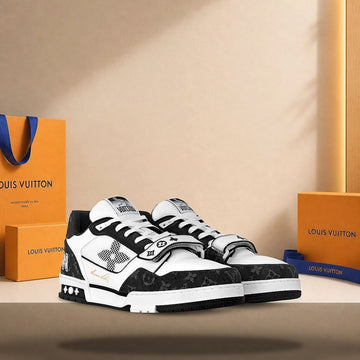 LOUIS VUITTON Trainer Sneakers Schwarz 158173548 [P]