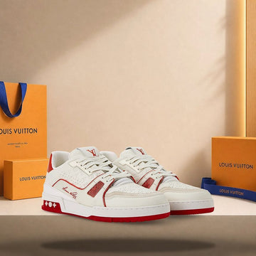 LOUIS VUITTON Trainer Sneakers Rot 158173572 [P]