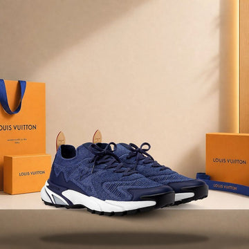 Louis Vuitton Tactic Knit Sneakers Navy Blue 158173587 [P]