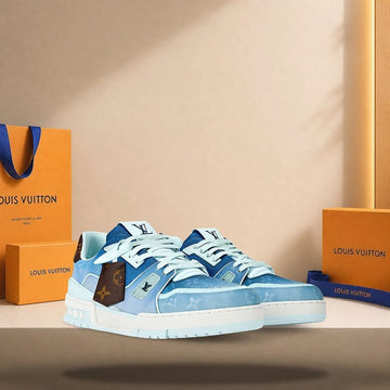 LOUIS VUITTON Trainer Sneakers Blau 158173609 [P]
